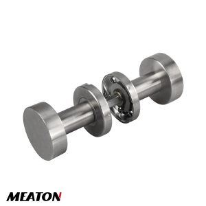 Manija Redonda Con Resorte En Acero Inoxidable Set Ambos Lados MEATON