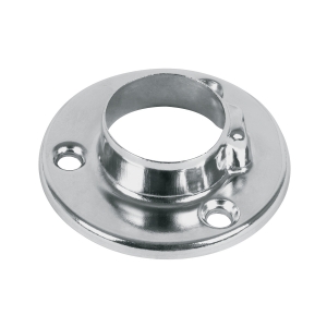 Soporte Lateral Acero Cromado Para Caño 1" HERMEX BTR-3