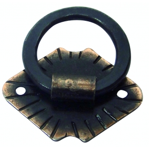 Tirador Asa móvil Español Hierro Colonial Rombo Vertical 40mm RIMAC