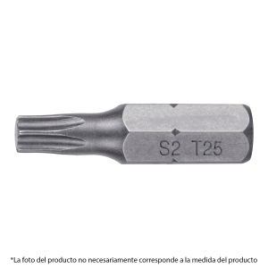 Punta Destornillador Torx 25mm TRUPER Por Unidad