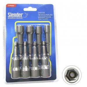 Juego De 8 Piezas Destornillador Dado Hexagonal Magnético SLENDER