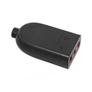 Ficha Hembra Modular 3 En Línea 10amps Negra