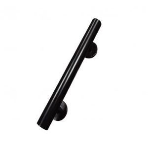 Manijon Simple Recto Negro Acero Inoxidable MEATON