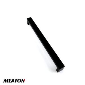 Manijón Acero Inoxidable Simple Cuadrado Negro C MEATON