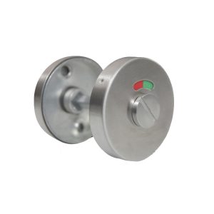 Muletilla Con Roseta Verde Rojo Acero Inoxidable Para Baño