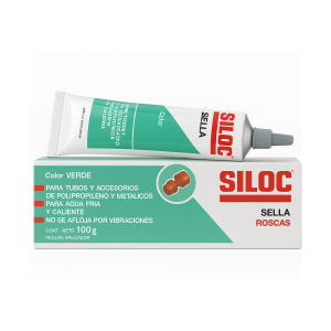 Sella Roscas Verde Para Agua Fría Y Caliente 100g SILOC