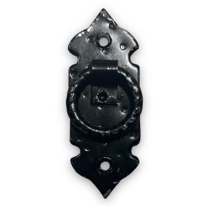 Tirador Mexicano Vertical Con Aro 3 y 1/8" Color Negro