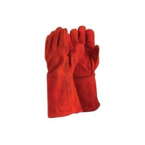 Guante Soldador Rojo 14" Reforzado