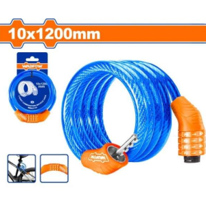Candado Para Bicicleta 4 Dígitos 10x1200mm WADFOW