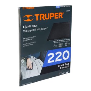 Hoja De Lija De Agua Grano 220 TRUPER