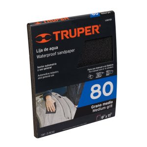 Hoja De Lija De Agua Grano 80 TRUPER