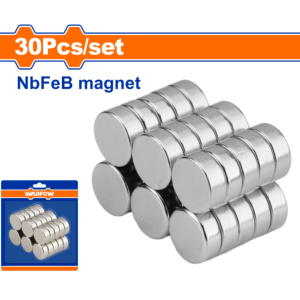 Set De 30 Imanes De Neodimio 8x3mm WADFOW