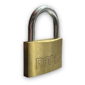 Candado De Bronce ROCK Con 3 Llaves