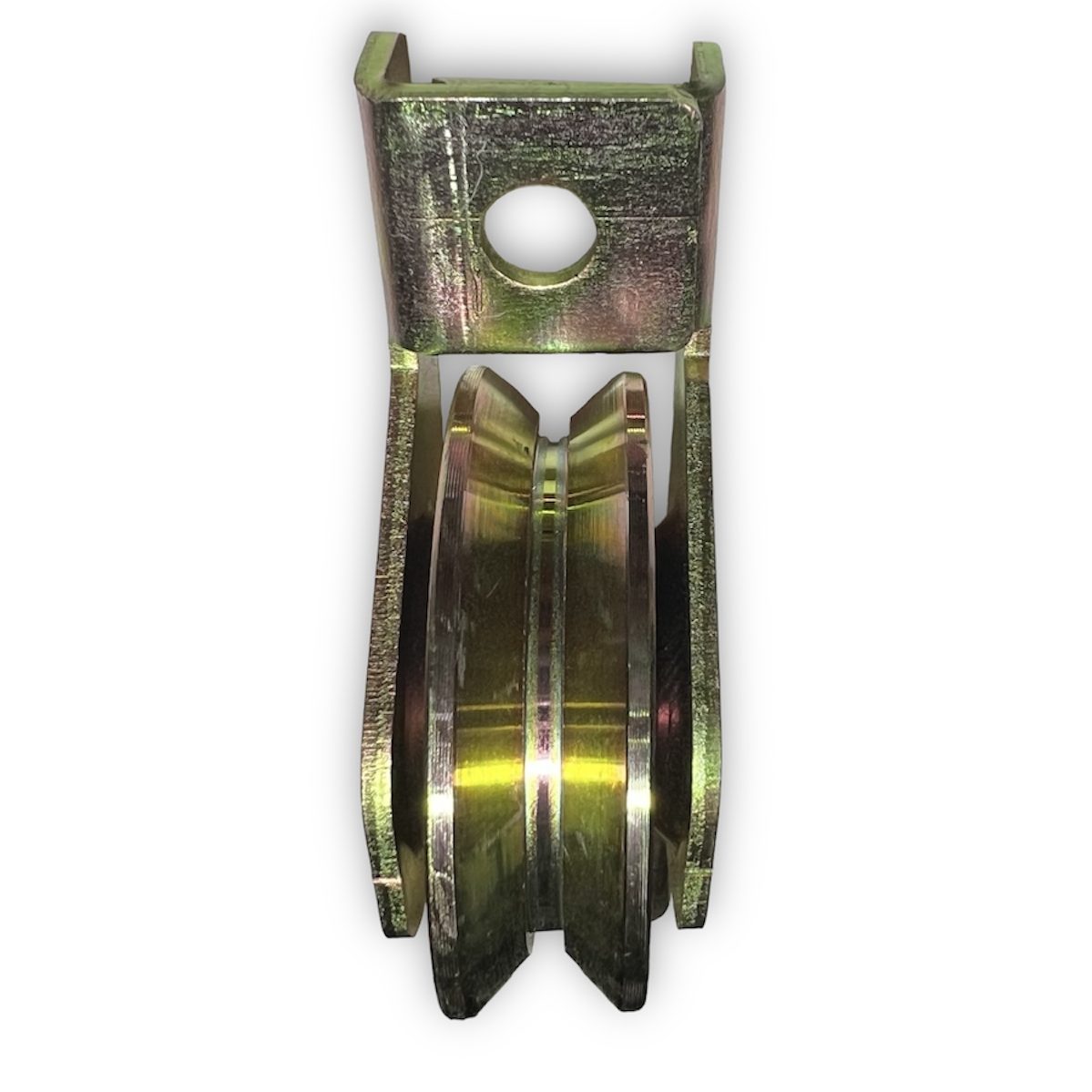 Rueda Para Portón Importada Con Soporte - Imagen 2