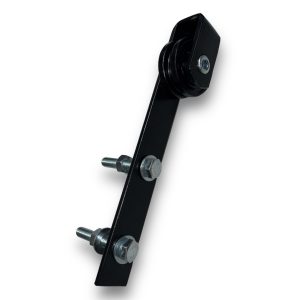 Rueda De Colgar Para Puerta Granero Rústica Negra Nacional