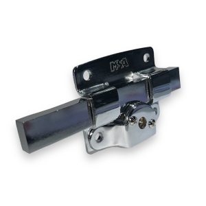 Cerrojo De Aplicar Terminación Hierro Niquelado Con Llave Cruz MSA