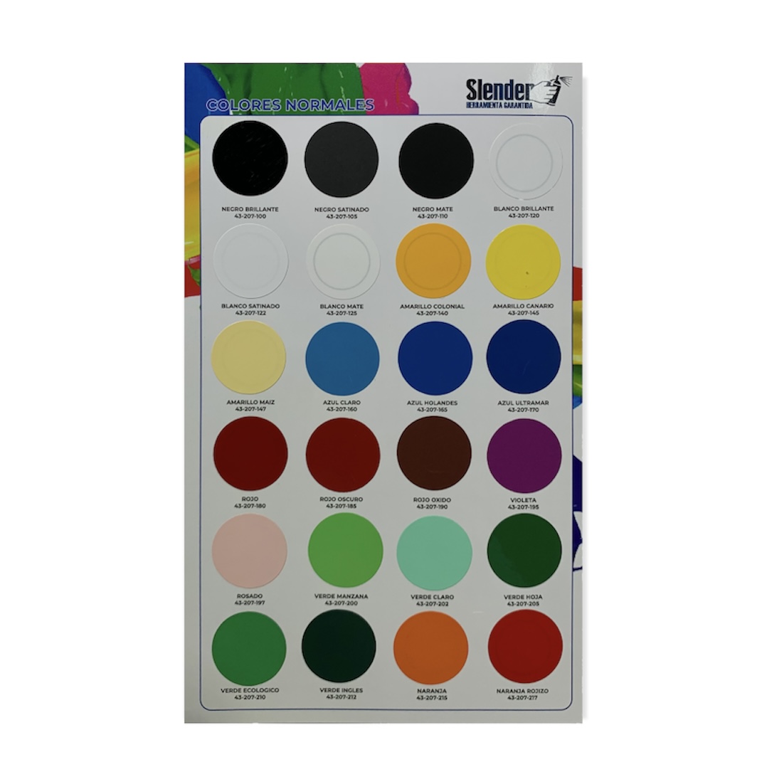 Pintura En Aerosol Interior Y Exterior Colores Normales 400ml SLENDER - Imagen 2