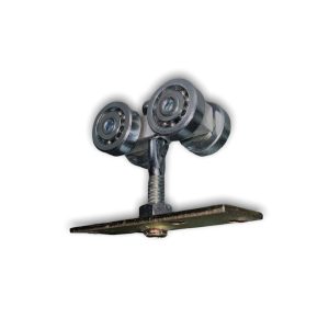 Carro Tipo Stanley Recto Chico Rueda Acero Para Puerta Colgante A168 RUEDAMAS