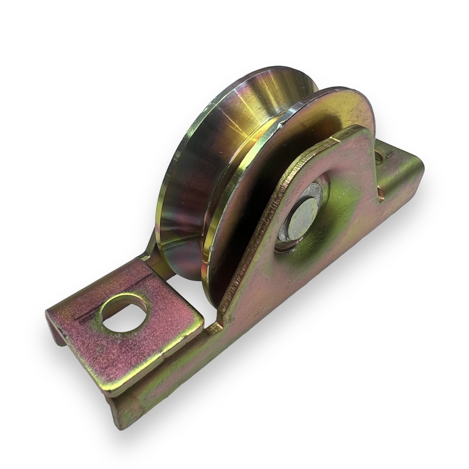 Rueda Para Portón Importada Con Soporte - Imagen 3