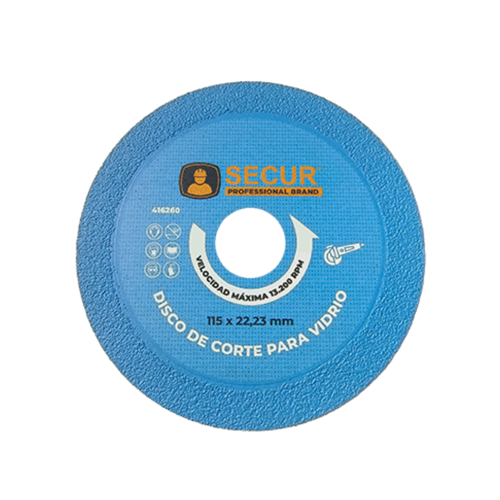 Disco De Corte Para Vidrio SECUR