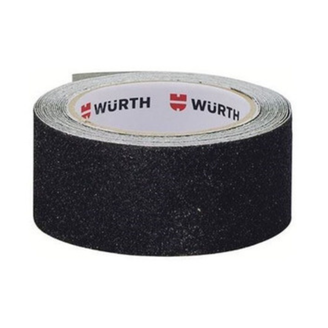 Cinta Anti-Deslizante Color Negra 5 Metros WÜRTH