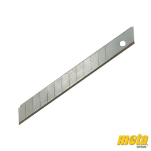 Hoja De Repuesto Para Cutter Trincheta De 9mm Blister Por 10 Unidades MOTA