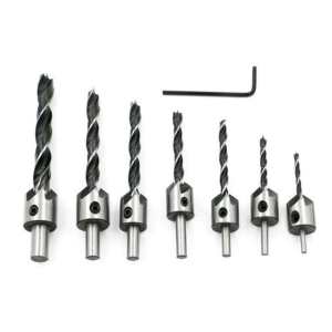 Kit 7 Mechas Avellanadoras Cilíndricas Para Madera TOYOKI