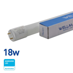 Tubo Led T8 18W 1700lúm 120x2,9cm Samsung Led WELLMAX