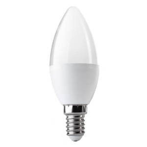 Lámpara Led C37 Vela 6W E14 Samsung Led WELLMAX