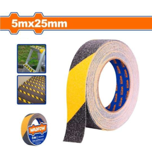 Cinta Warning Anti Deslizante Amarilla Y Negra 25mm De ancho 5 Metros WADFOW