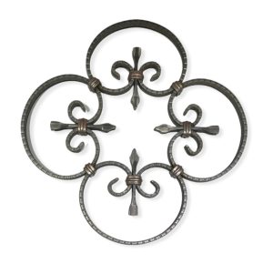 Roseton Con Atadura Con Relieve 10x5 380mm