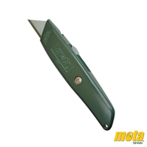 Cutter Trincheta Cuerpo Metálico Con Hoja Trapezoidal De 155mm MOTA
