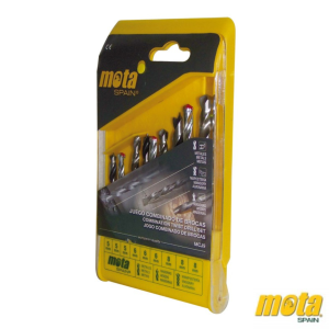 Juego De 9 Brocas Métricas Para Madera, Metal Y Mampostería De 5-6-8mm MOTA
