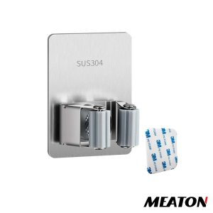 Colgador para 1 escoba autoadhesivo