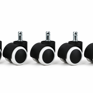 Rueda gemela  para silla de oficina c/perno universal 50 mm 5un